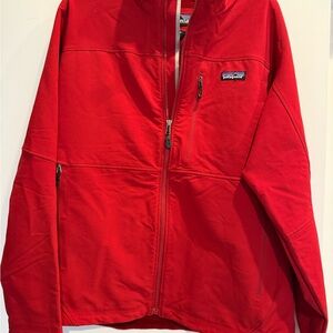 Patagonia Bright Red Zip-Up Fleece